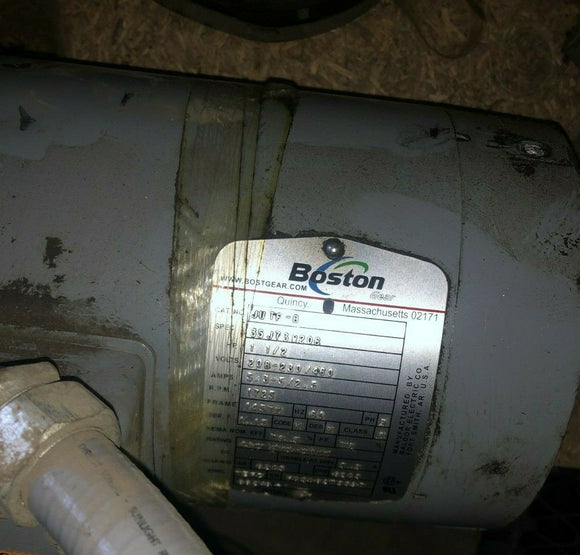 ALTRA / BOSTON GEAR, JUTF-B, TEFC, 1.5HP, 1800 RPM
