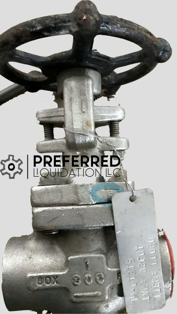 One inch gate valve